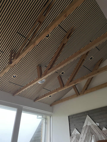 Acoustic Wood Panels 300x60 cm Harmony Premium - Ash - HomeHarmony.eu