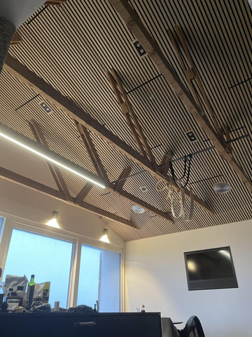 Acoustic Wood Panels 300x60 cm Harmony Premium - Ash - HomeHarmony.eu
