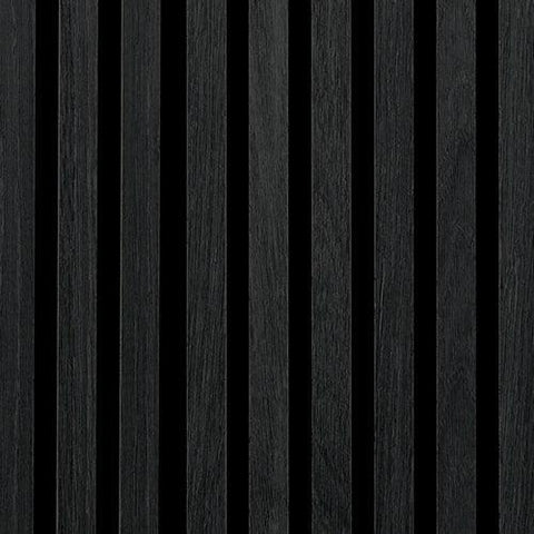 Acoustic Wood Panels 300x60 cm Harmony Premium - Black Oak - HomeHarmony.eu